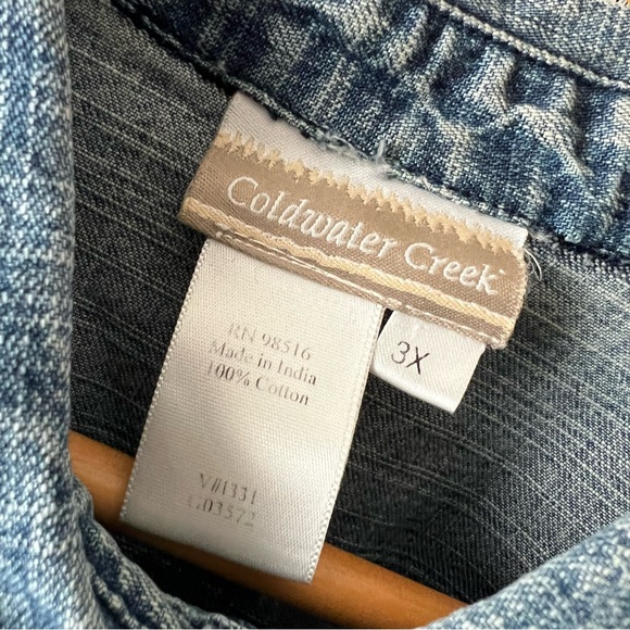 Denim Button-Up Shirt - Picture 4 of 8